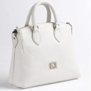 DOONEY & BOURKE: Dillen White Crossbody Satchel